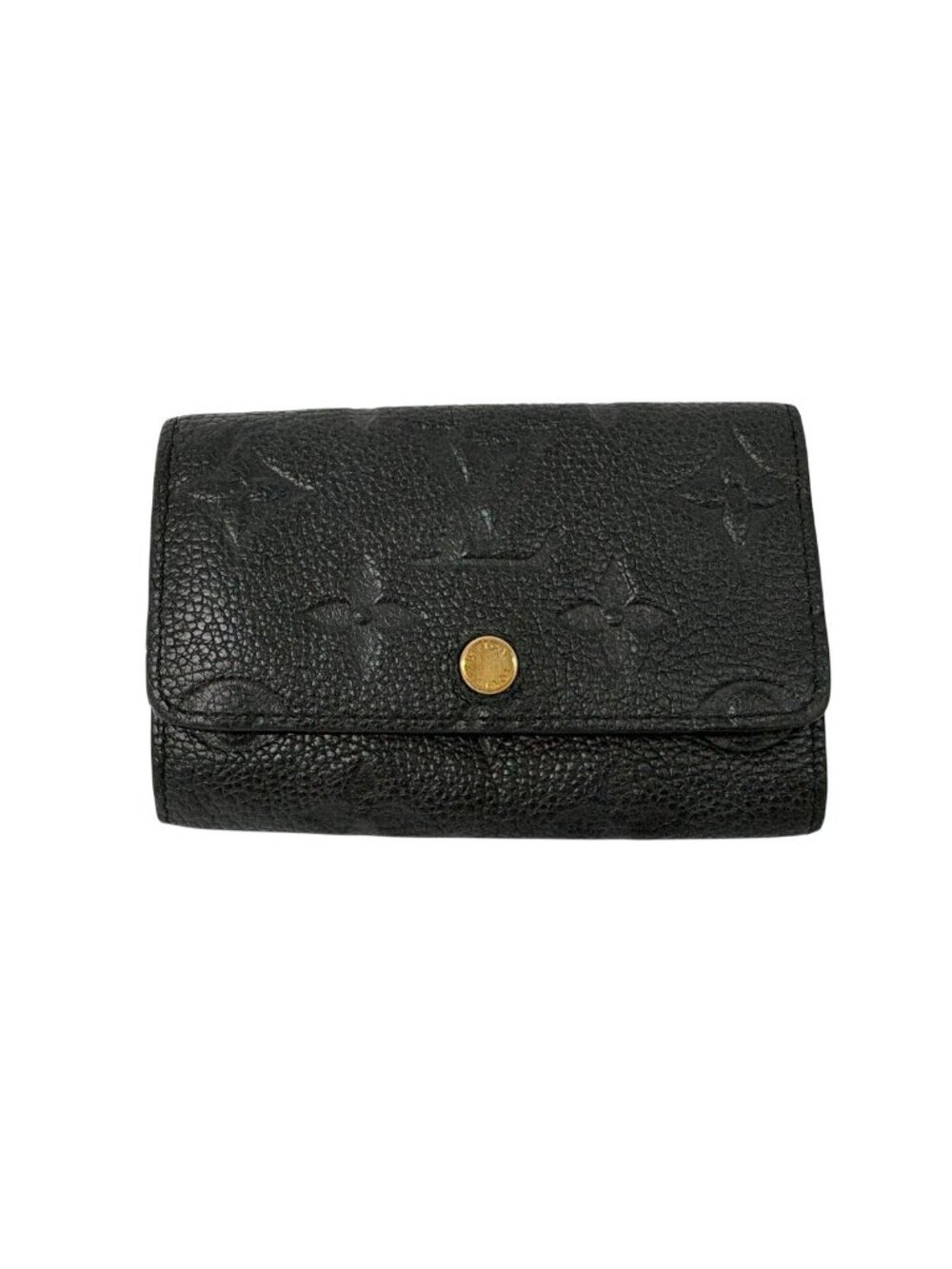 Louis Vuitton 6 Key Case Empreinte Monogram Multicles 6 Noir Key Holder